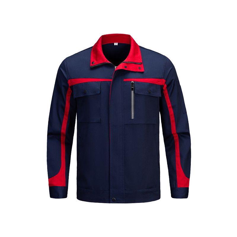 Spring and autumn wear-resistant cotton work clothes suit - Image 2