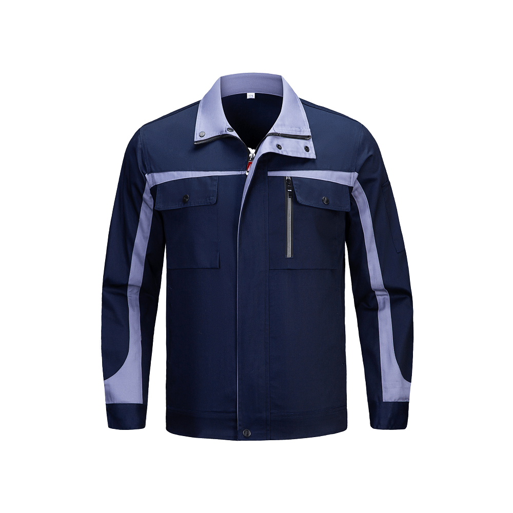 Spring and autumn wear-resistant cotton work clothes suit - Image 3