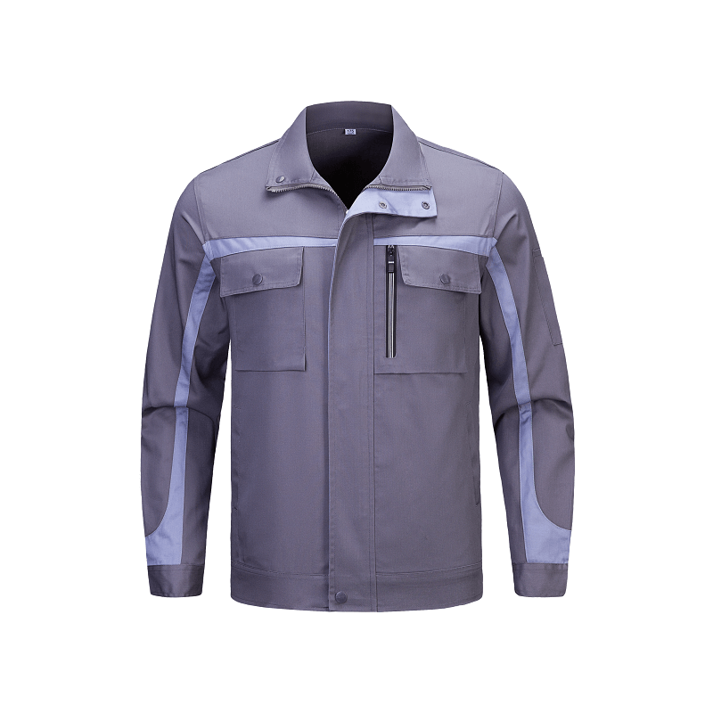 Spring and autumn wear-resistant cotton work clothes suit - Image 5