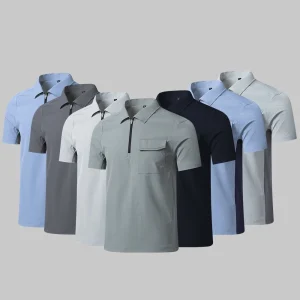 Nylon-Spandex-Stretch-Quick-drying-Workwear-T-shirtSK-8091