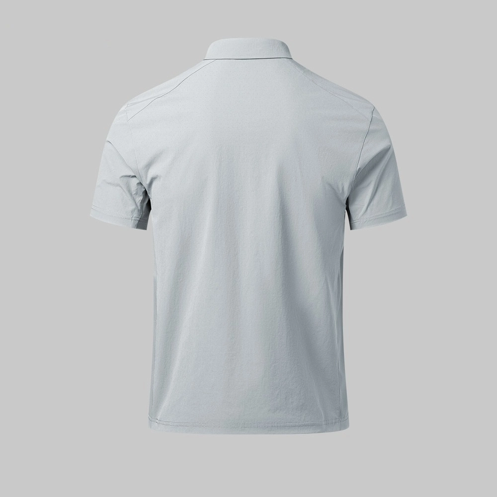 Nylon-Spandex-Stretch-Quick-drying-Workwear-T-shirtSK-8091-back