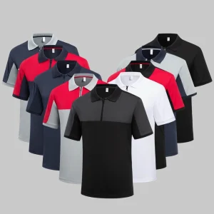 100% Polyester Quick-drying Mesh Work T-shirt