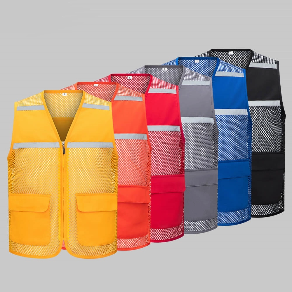 YJ-9008 Hi Vis Mesh Work Vest