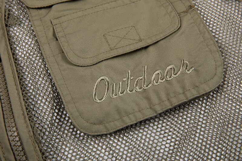 Summer multi-pocket mesh work vest - Image 15