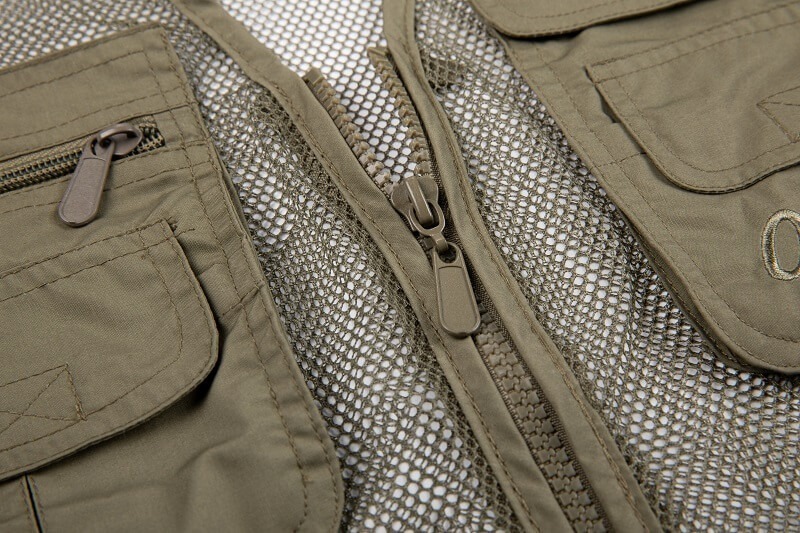 Summer multi-pocket mesh work vest - Image 13