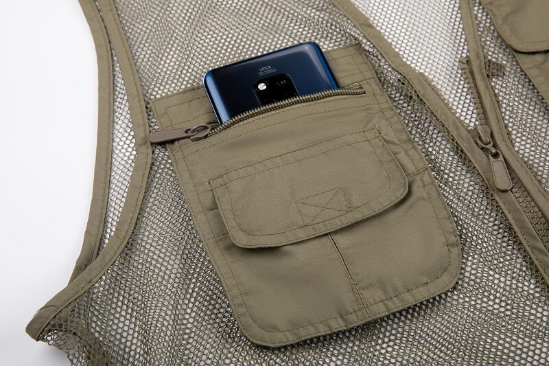 Summer multi-pocket mesh work vest - Image 14