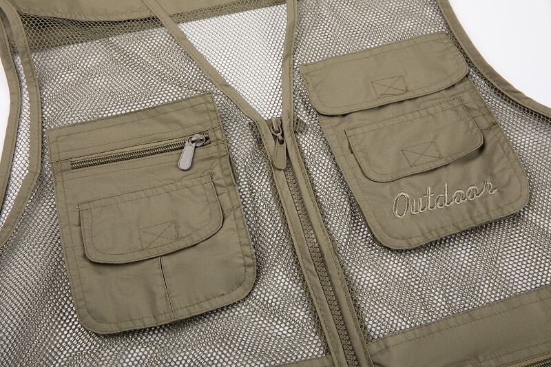 Summer multi-pocket mesh work vest - Image 24