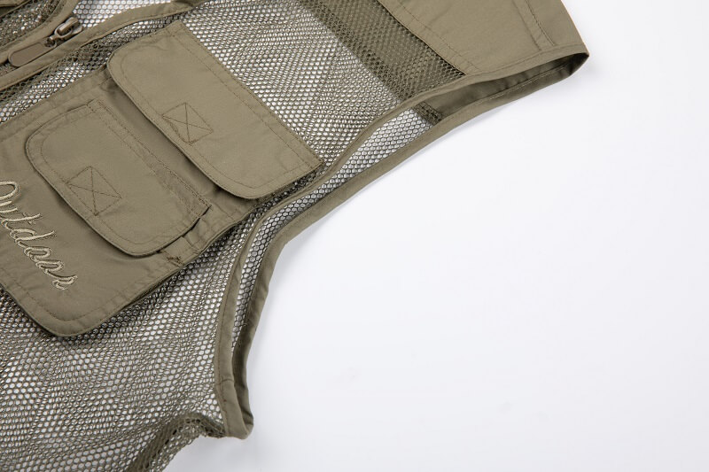 Summer multi-pocket mesh work vest - Image 21