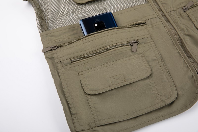 Summer multi-pocket mesh work vest - Image 19