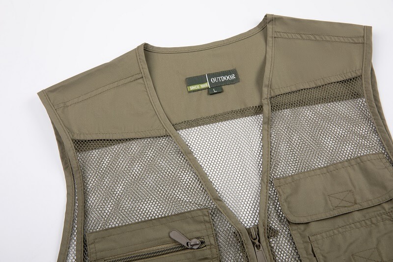 Summer multi-pocket mesh work vest - Image 11