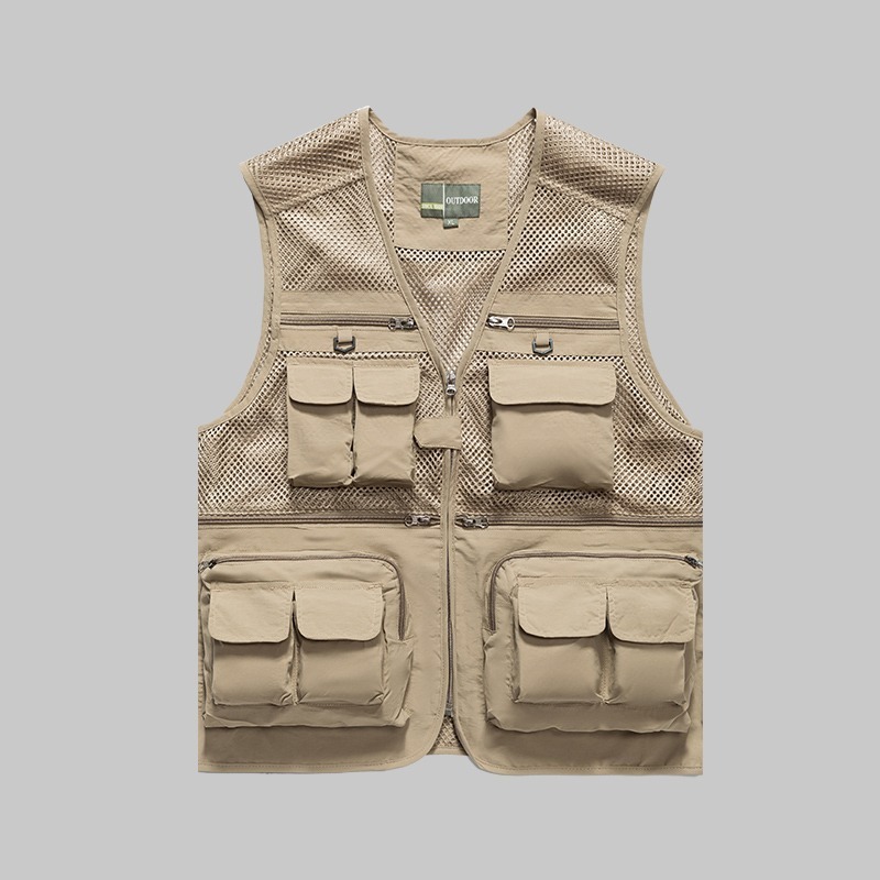 Summer mesh three-dimensional pocket work vest - Image 6