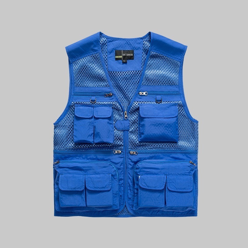 Summer mesh three-dimensional pocket work vest - Image 2