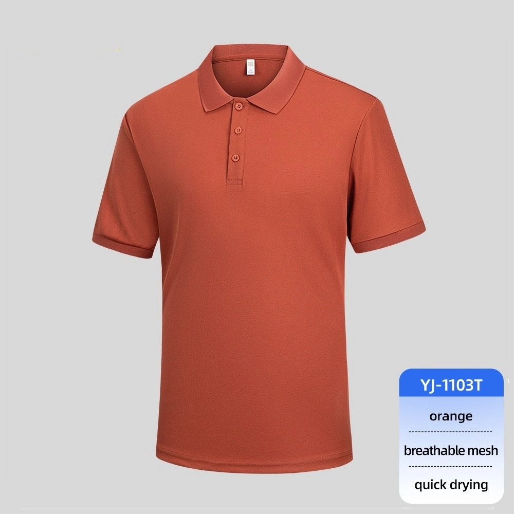 breathable-quick-drying-solid-color-work-t-shirtSKU_YJ-1103T_orange