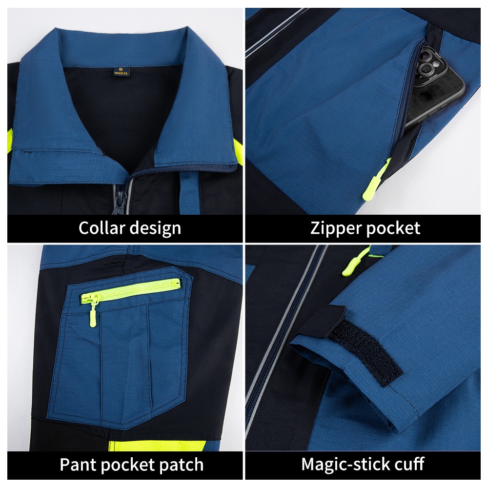 Rip-resistant workwear for men, wear-resistant safety workwear with custom logos - Image 5