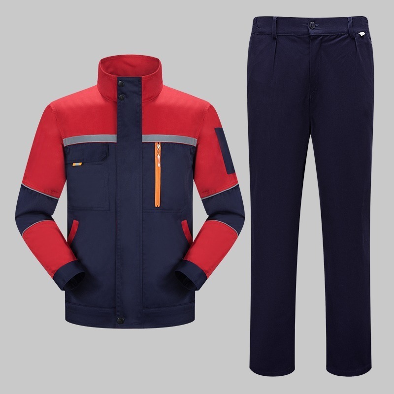 Polyester-Cotton Hi-Vis Work Clothing Suit - Image 5