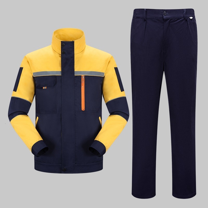 Polyester-Cotton Hi-Vis Work Clothing Suit - Image 13