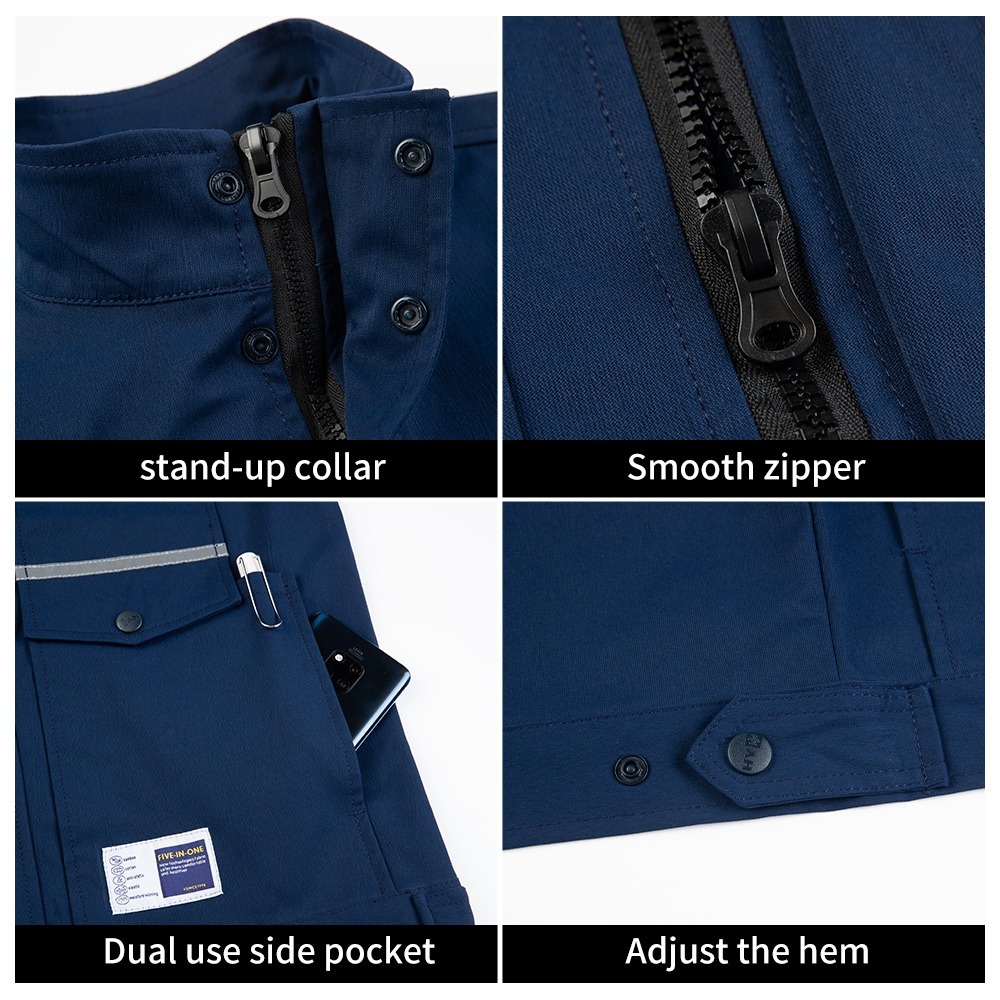 Electrical Work Clothes Men's Factory Worker Uniform Set - Image 4