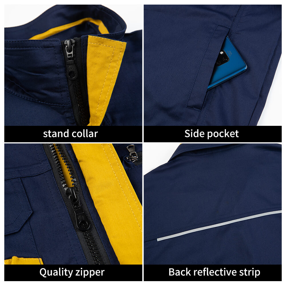 Summer short-sleeved moisture-wicking stretch work clothes