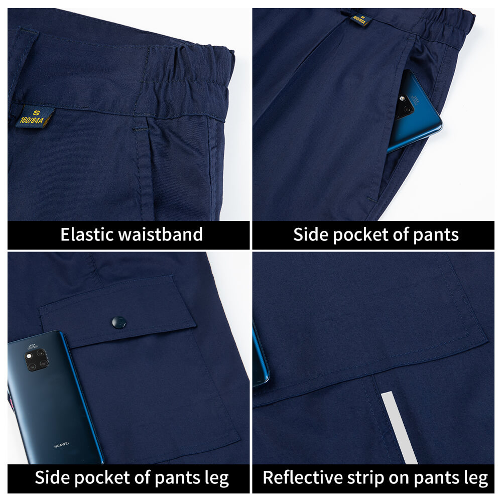 Summer short-sleeved moisture-wicking stretch work clothes