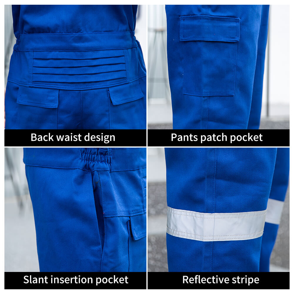 Pure Cotton Flame Retardant High-visibility Coveralls - Image 2