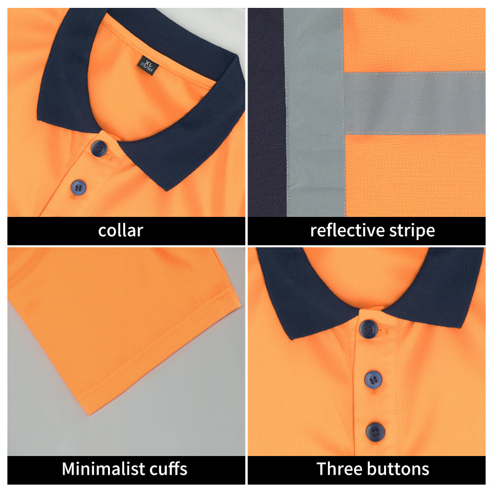 Summer quick-drying hi-vis polo shirt - Image 2