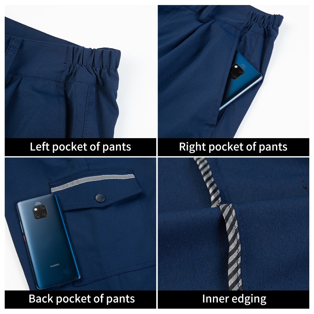 Electrical Work Clothes Men's Factory Worker Uniform Set - Image 5