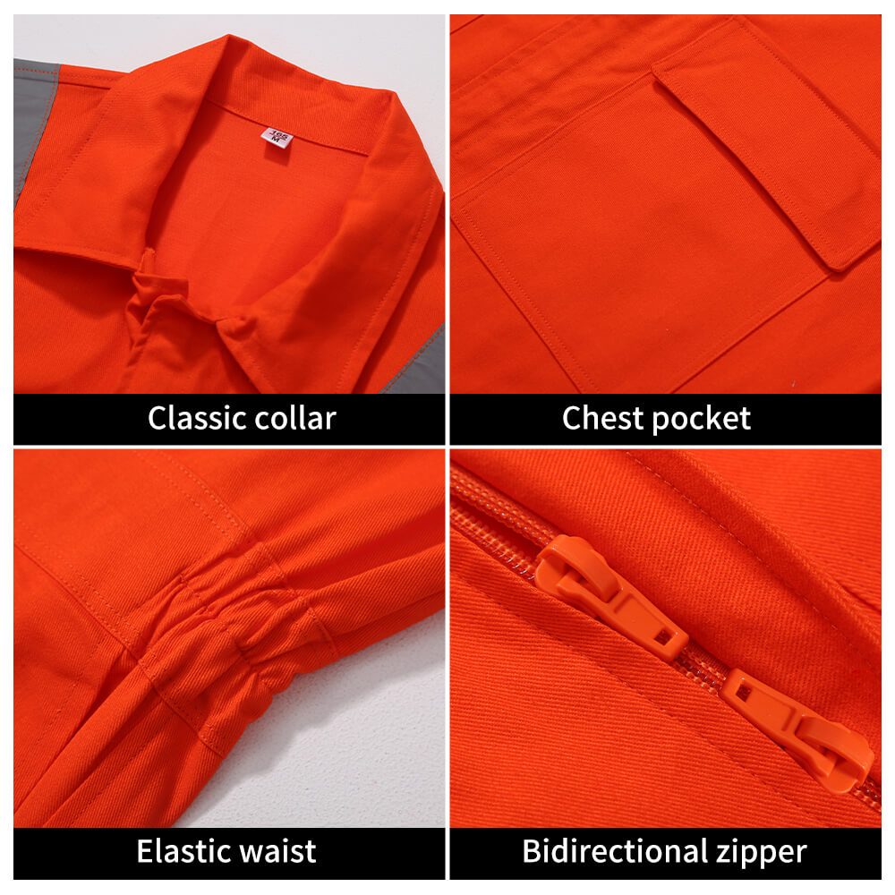 Pure Cotton Hi-Vis Coveralls
