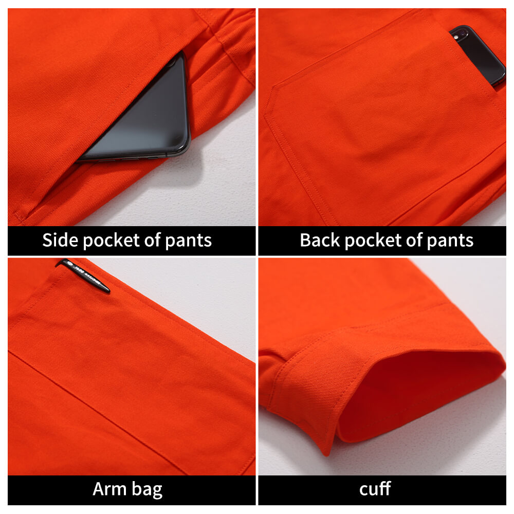 Pure Cotton Hi-Vis Coveralls