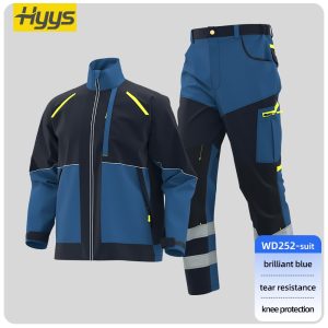 Rip-resistant workwear for men, wear-resistant safety workwear with custom logos