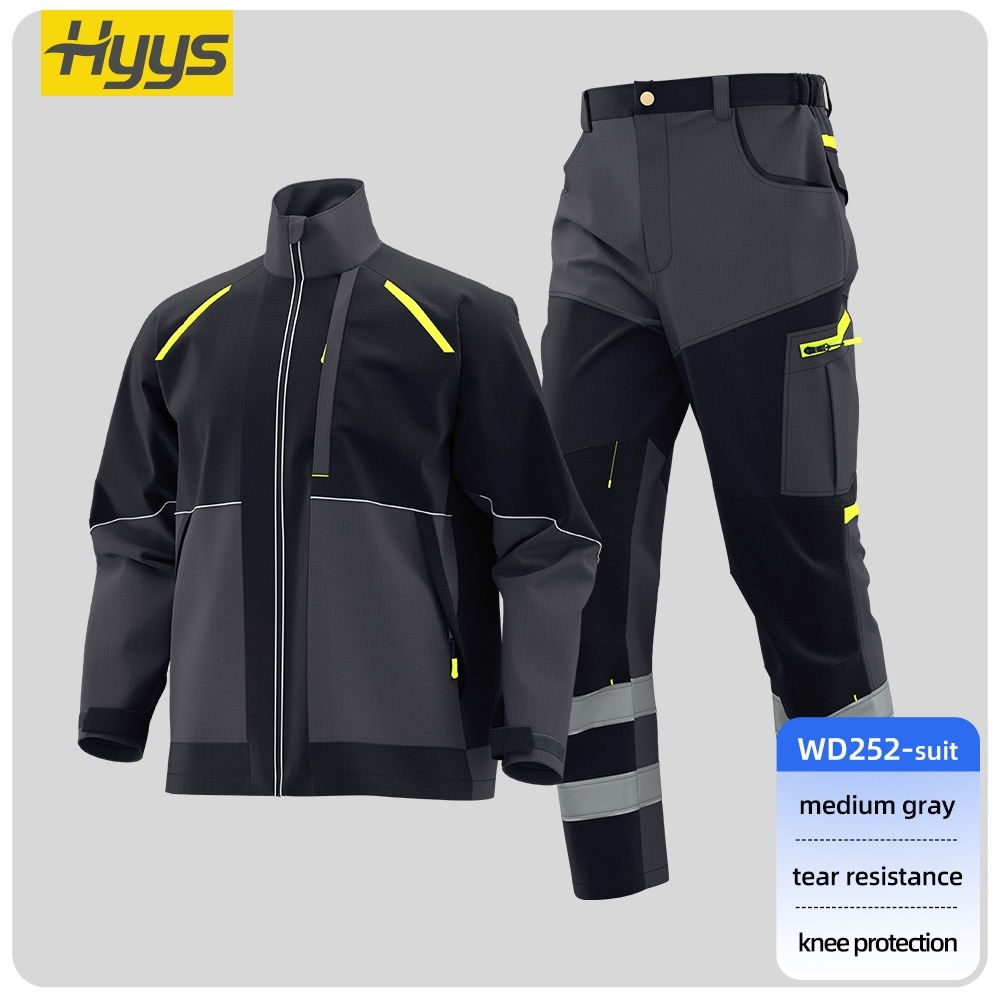 Rip-resistant workwear for men, wear-resistant safety workwear with custom logos - Image 3