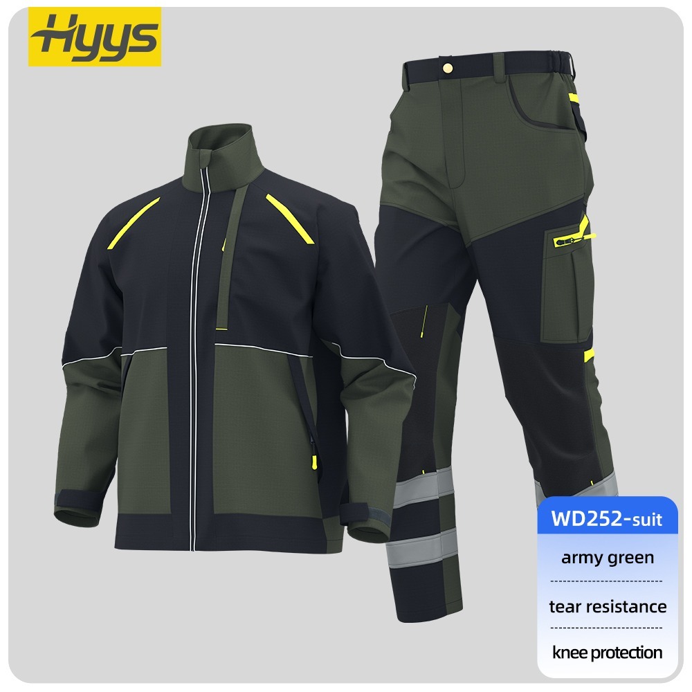 Rip-resistant workwear for men, wear-resistant safety workwear with custom logos - Image 2