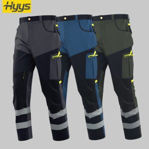 Tear-resistant workwear pants for men and women miners, construction and logging pants