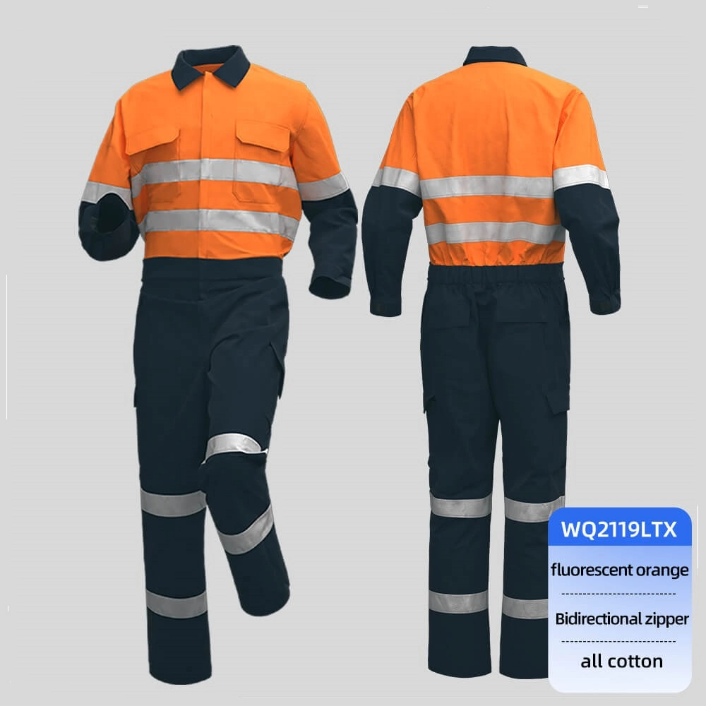 Summer 100% Cotton Hi-Vis Coveralls