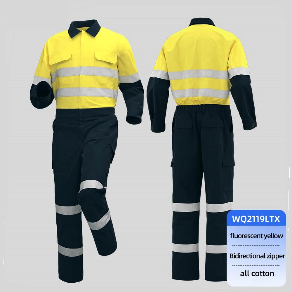Summer 100% Cotton Hi-Vis Coveralls