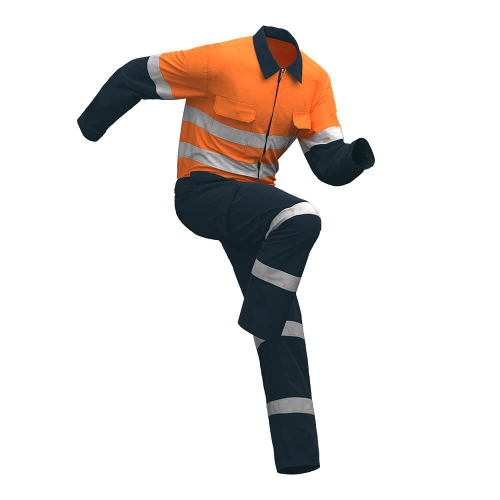 Summer 100% Cotton Hi-Vis Coveralls