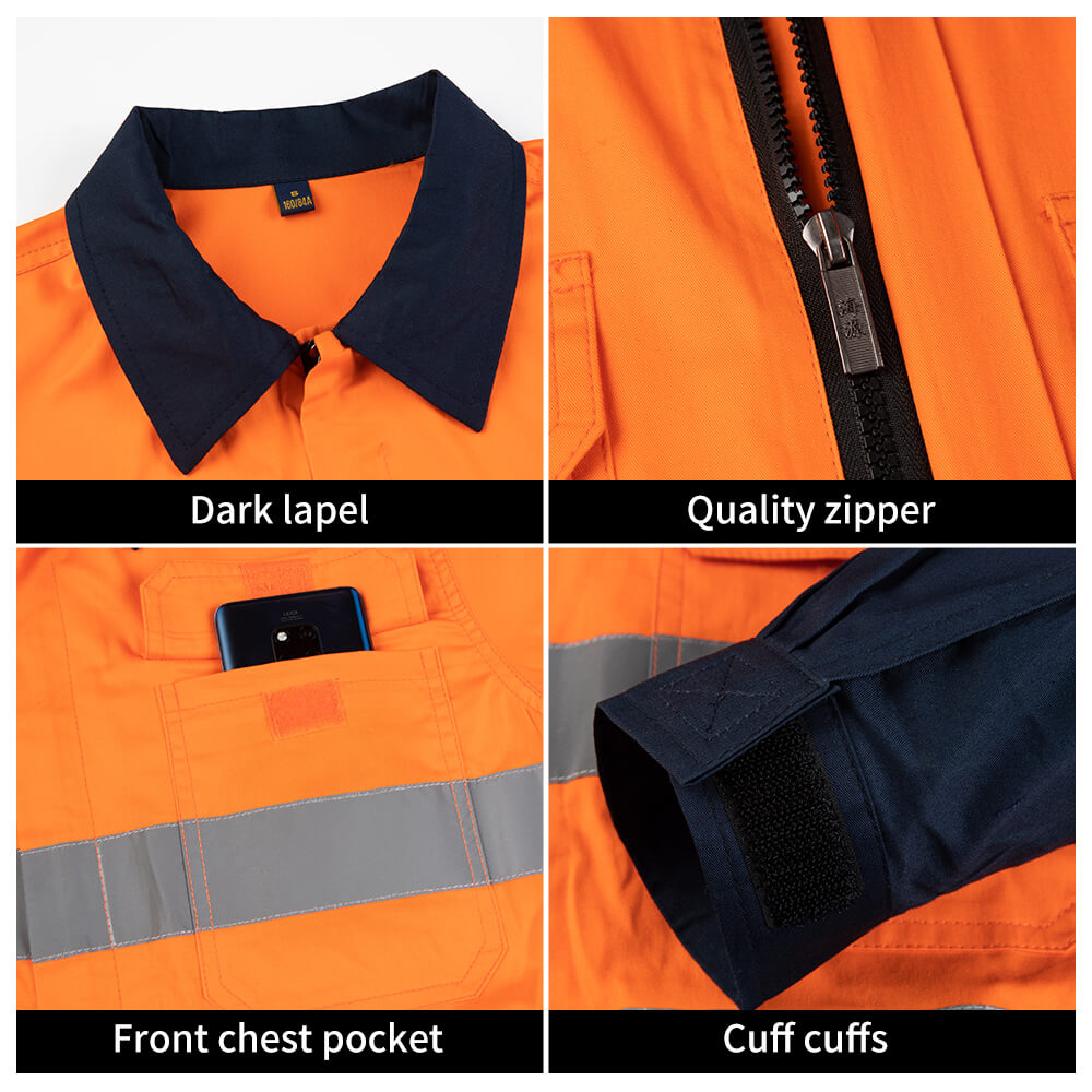 Summer 100% Cotton Hi-Vis Coveralls