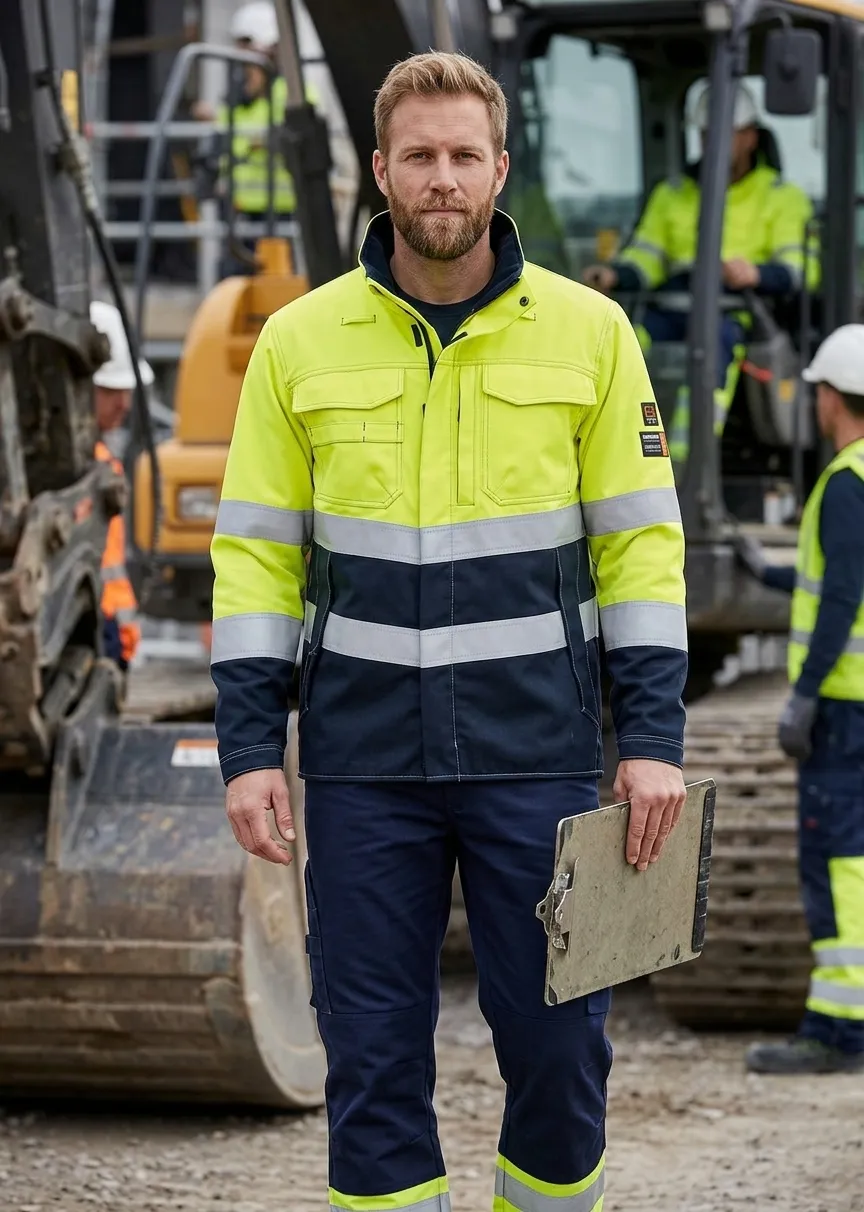 2-layer high visibility flame retardant Jacket